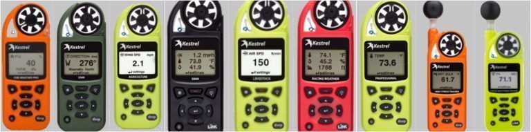 estaciones meteorologicas portatiles kestrel